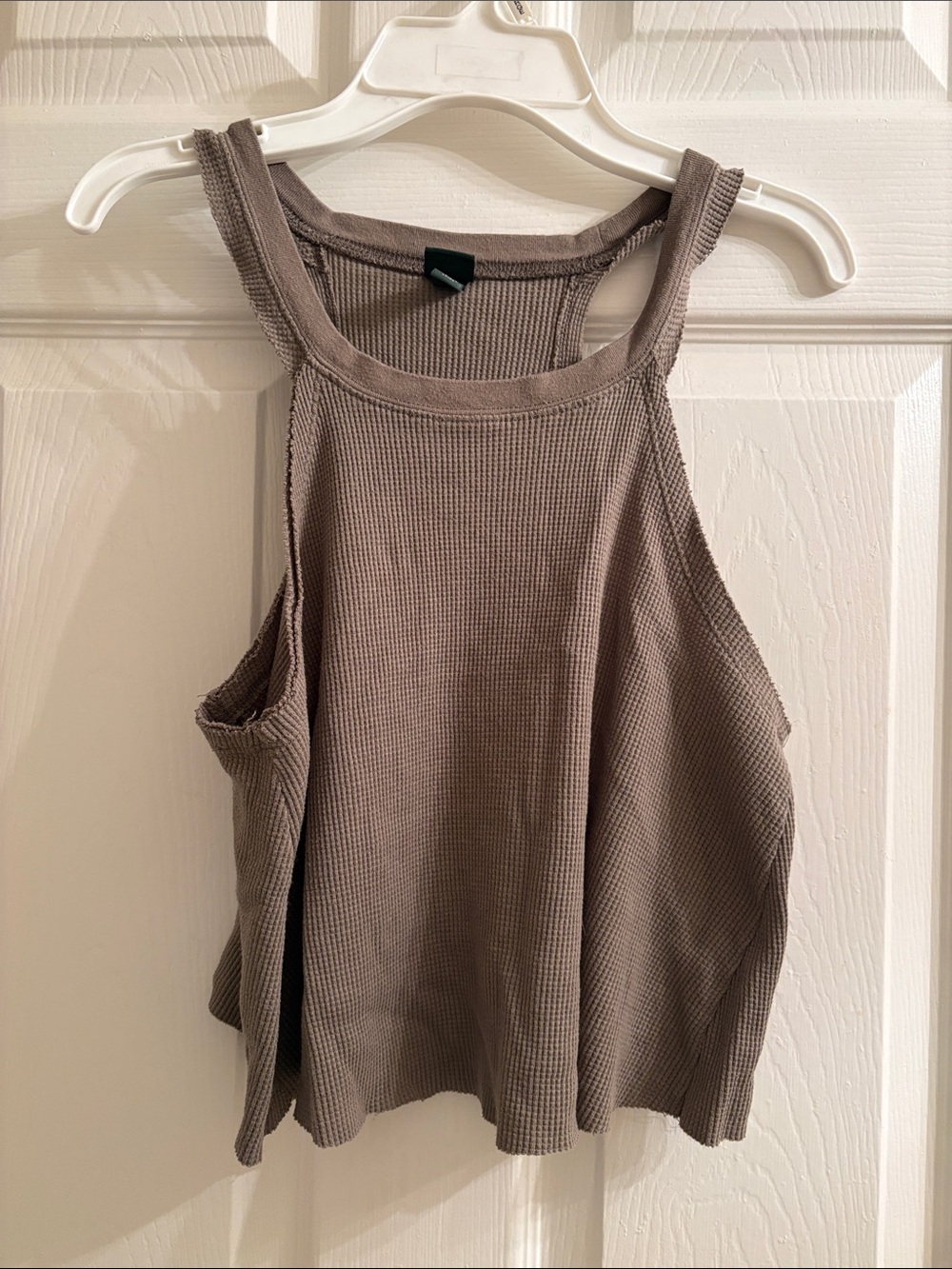 wild fable Ribbed Waffle Tank Top - Taupe